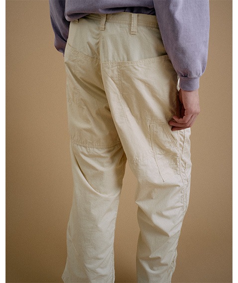 《SALE》DOUBLE KNEE PANTS［015FD252014］BEIGE【2025AW】