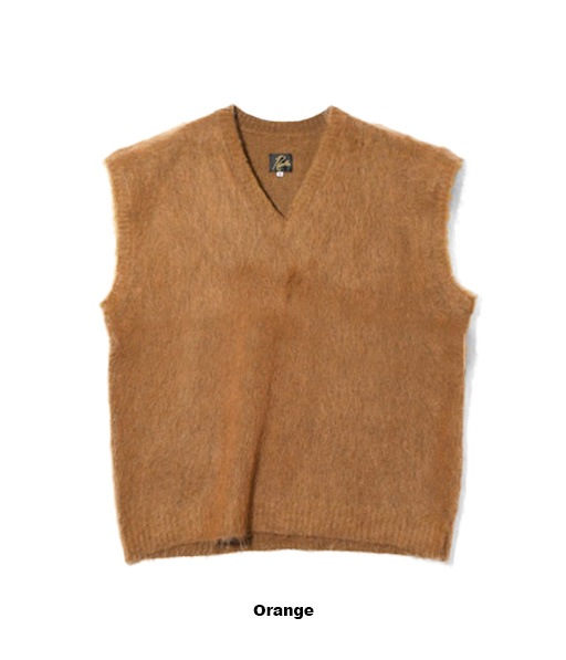 Mohair Knit Vest - Solid［RW359］Orange【2025AW】