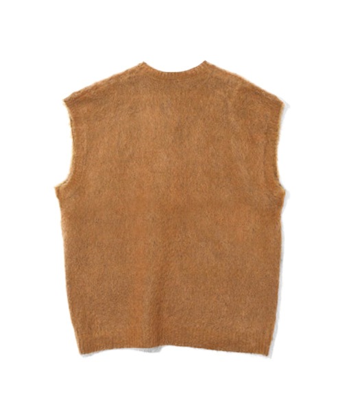 Mohair Knit Vest - Solid［RW359］Orange【2025AW】