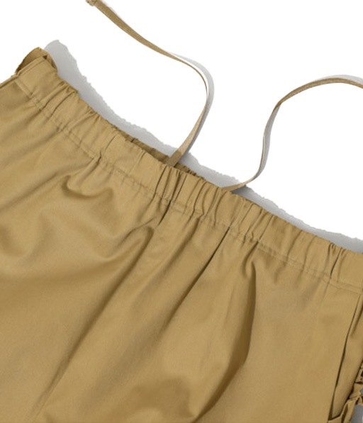 Frill Side Flare Pant - Twill［SW1017］Beige【2026SS】【SOLDOUT】