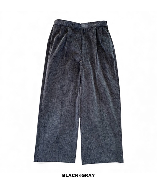 TACKED TROUSERS［REV-25AW-TR05-CD］【2025AW】