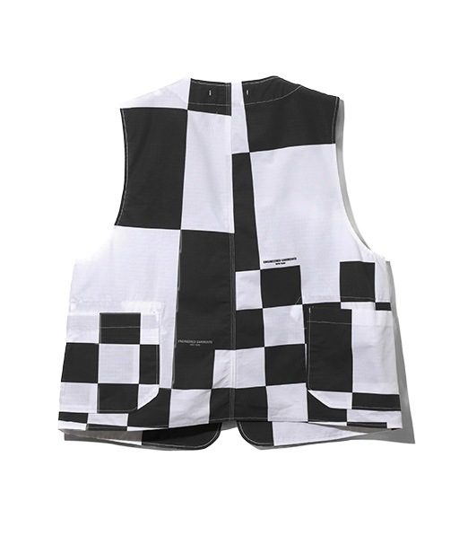 Upland Vest - Checker Print Cotton Ripstop［SW161］【2026SS】