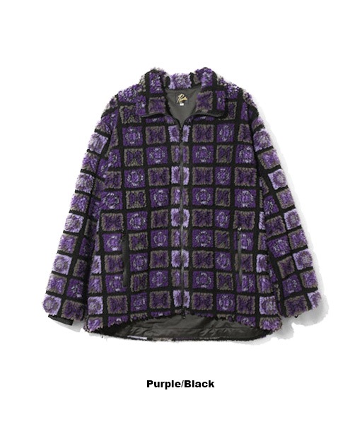 Fur Jacket - Papillon Plaid Pile［RW174］【2025AW】