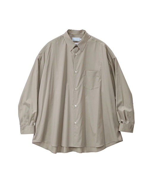 ALUMO for GP L/S Oversized Regular Collar Shirt［GM253-50295］【2025AW】