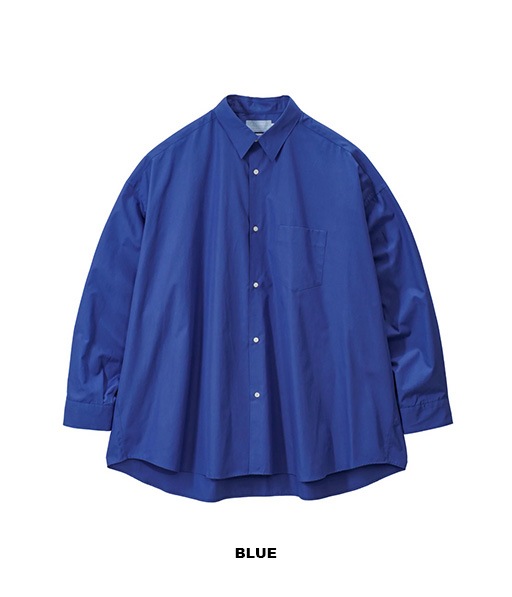ALUMO for GP L/S Oversized Regular Collar Shirt［GM253-50295］【2025AW】