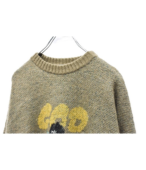 GOD Only Knows Knit Sweater［BSD25AW-08］MOSS【2025AW】