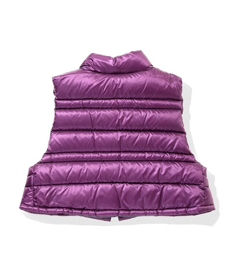 《SALE》Short Down Vest［LN882］Purple