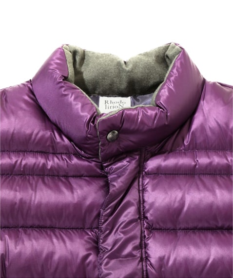 《SALE》Short Down Vest［LN882］Purple