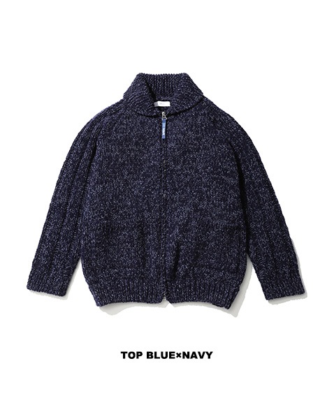 《SALE》Shetland Wool Cowichan Zip Cardigan［TP233-80030］