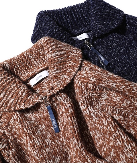 《SALE》Shetland Wool Cowichan Zip Cardigan［TP233-80030］
