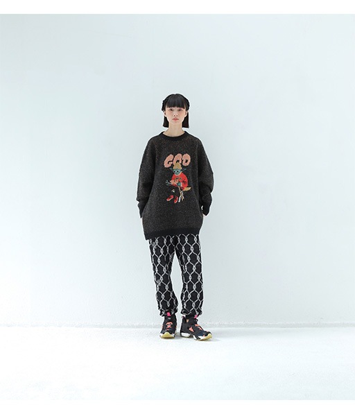 GOD Only Knows Knit Sweater［BSD25AW-08］BLACK【2025AW】