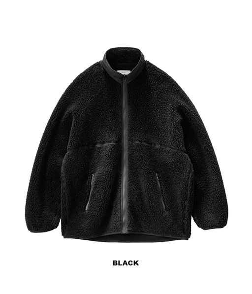 Wool Boa Zip-Up Blouson［GU253-30474］【2025AW】