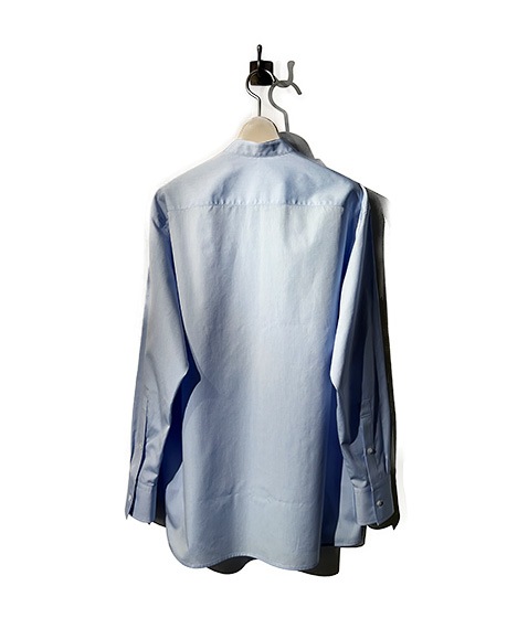 140/2ブロード バンドカラーシャツ［C251F01B04］【2025SS】【SOLDOUT】