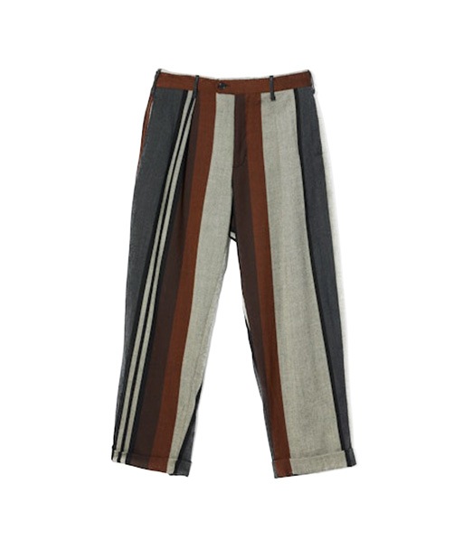 《SALE》Carlyle Pant - Color Wide Striped Worsted Wool［RV241］【2025AW】