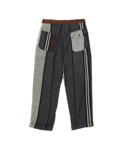 《SALE》Carlyle Pant - Color Wide Striped Worsted Wool［RV241］【2025AW】
