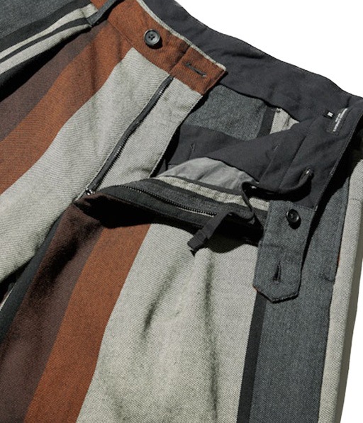 《SALE》Carlyle Pant - Color Wide Striped Worsted Wool［RV241］【2025AW】