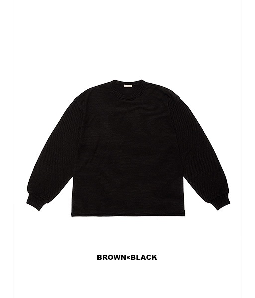 SUPER FINE WOOL COTTON CUT-OFF P/O(BORDER STRIPE)［UCS119-LC269-S］【2026AW】【SOLDOUT】