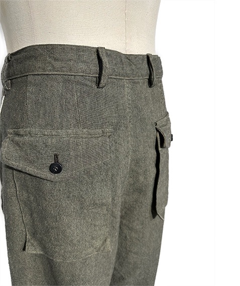 《SALE》リネンウール トラウザーズ［C233F07P01］