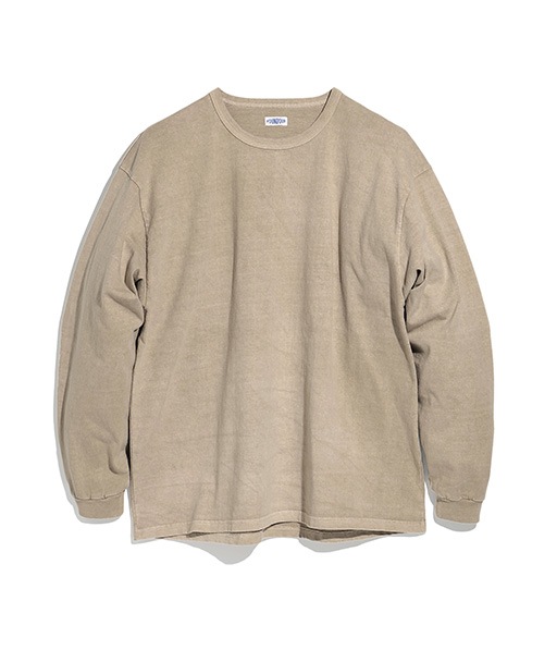 LONG SLEEVE FADE TEE SHIRT［015FD252013］BEIGE【2025AW】