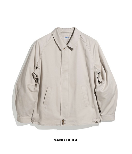 T/C TWILL ZIP UP BLOUSON【015FD261033】SAND BEIGE【2026SS】【SOLDOUT】