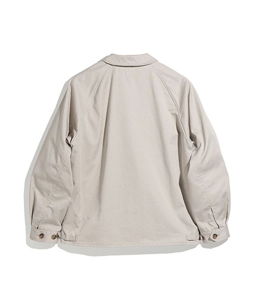 T/C TWILL ZIP UP BLOUSON【015FD261033】SAND BEIGE【2026SS】【SOLDOUT】
