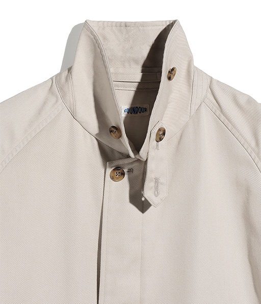 T/C TWILL ZIP UP BLOUSON【015FD261033】SAND BEIGE【2026SS】【SOLDOUT】