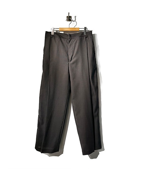 SHEER WOOL PLEATSTUCK SLACKS［25SS-BIS-PT24M］【2025SS】【SOLDOUT】