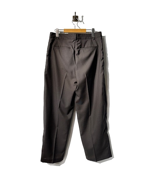 SHEER WOOL PLEATSTUCK SLACKS［25SS-BIS-PT24M］【2025SS】【SOLDOUT】
