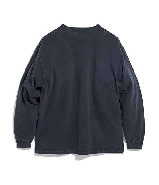 LONG SLEEVE FADE TEE SHIRT［015FD252013］NAVY【2025AW】