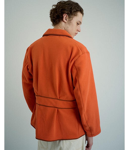 FLEECE ZIP BLOUSON［015FD252018］ORANGE【2025AW】