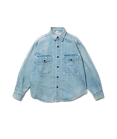 アプレッセ Vintage Denim CPO Shirt25AAP-02-05 Vintage Denim CPO Shirt［25AAP-02-05］【2025AW】【25STYLE2