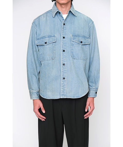 Vintage Denim CPO Shirt［25AAP-02-05］【2025AW】【25STYLE2
