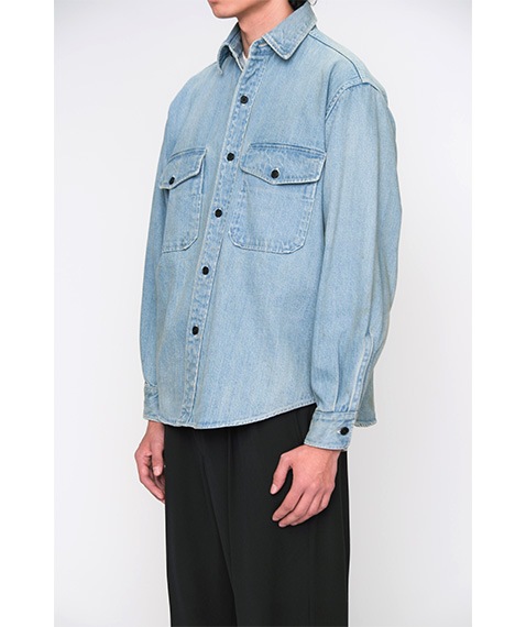 アプレッセ Vintage Denim CPO Shirt25AAP-02-05 Vintage Denim CPO Shirt［25AAP-02-05］【2025AW】【25STYLE2
