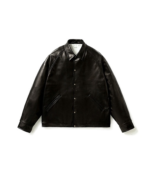 Leather Coach Jacket［26AAP-01-01］【2026AW】【26STYLE2】【SOLDOUT】