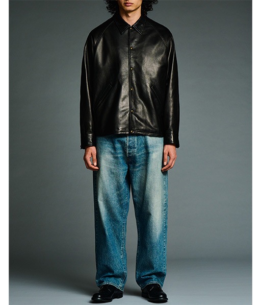 Leather Coach Jacket［26AAP-01-01］【2026AW】【26STYLE2】【SOLDOUT】