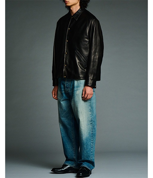Leather Coach Jacket［26AAP-01-01］【2026AW】【26STYLE2】【SOLDOUT】