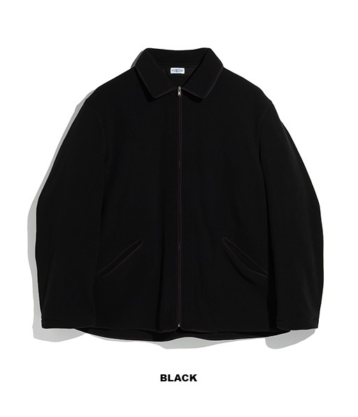 FLEECE ZIP BLOUSON［015FD252018］BLACK【2025AW】