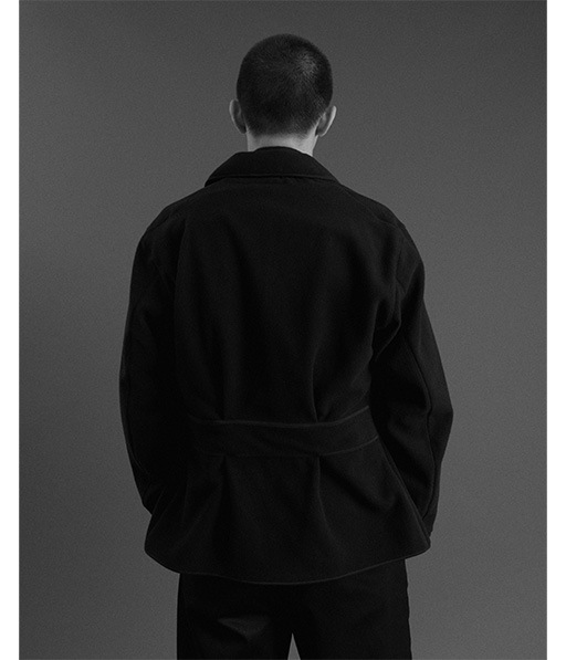 FLEECE ZIP BLOUSON［015FD252018］BLACK【2025AW】