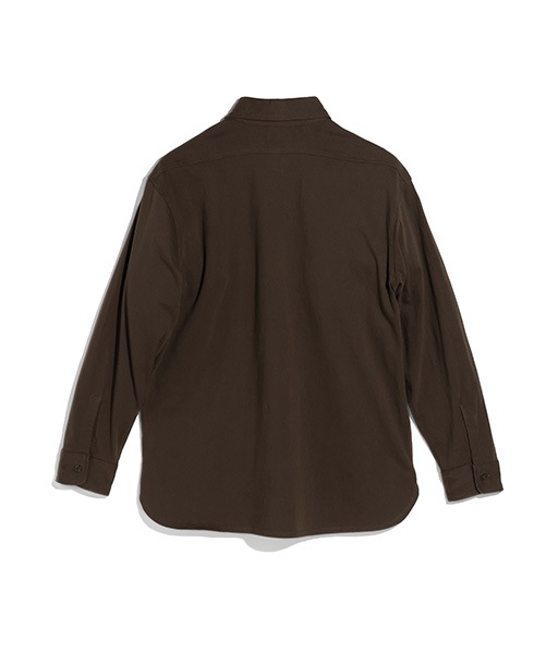 COTTON JERSEY SHIRT【015FD261012】BROWN【2026SS】