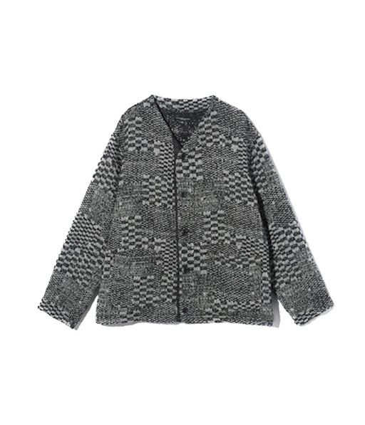Knit Cardigan - Pattern Block Jaquard［RV064］【2025AW】
