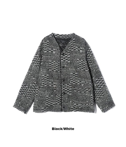 Knit Cardigan - Pattern Block Jaquard［RV064］【2025AW】
