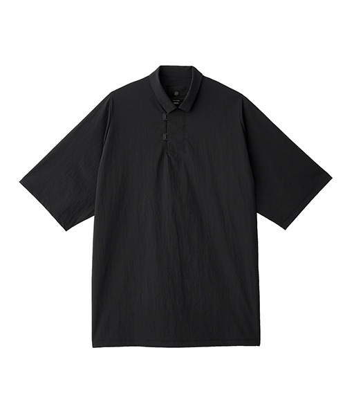 CAPSULESNAP POLO SHIRT DOCTOROID［TT-CS-PO-DR］BLACK