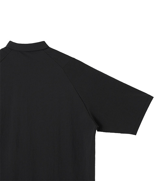 CAPSULESNAP POLO SHIRT DOCTOROID［TT-CS-PO-DR］BLACK