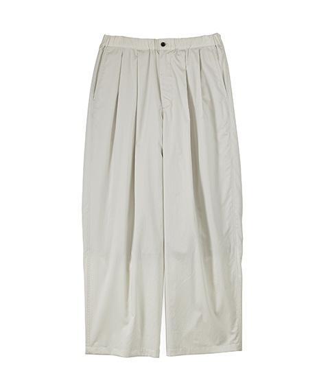 Silicon Poplin Two Tuck Easy Pants［GM251-40148］【2025SS】【SOLDOUT】