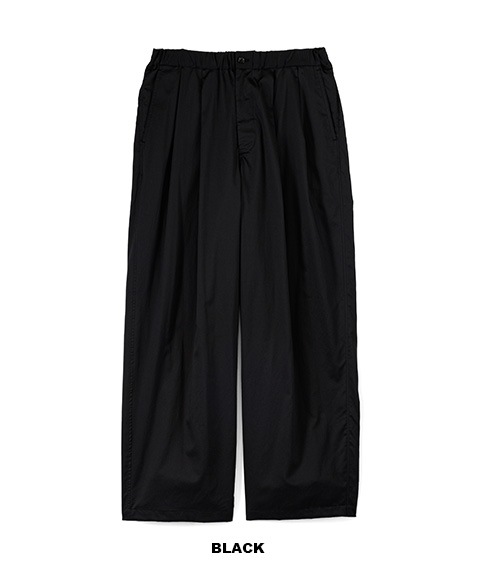 Silicon Poplin Two Tuck Easy Pants［GM251-40148］【2025SS】【SOLDOUT】