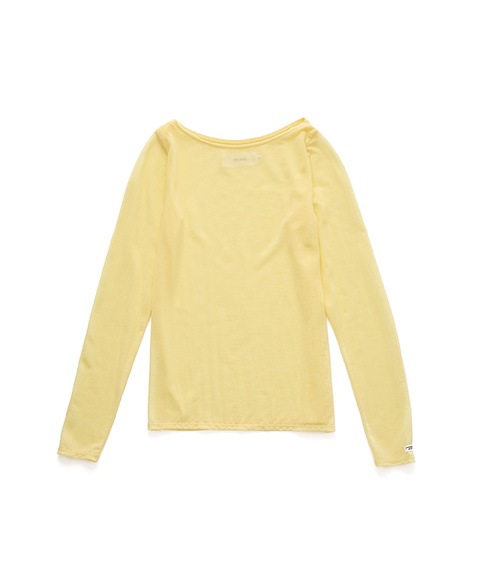 《SALE》COTTON SHEER BOAT NECK PULLOVER［24WCT-#636L］【2024AW】