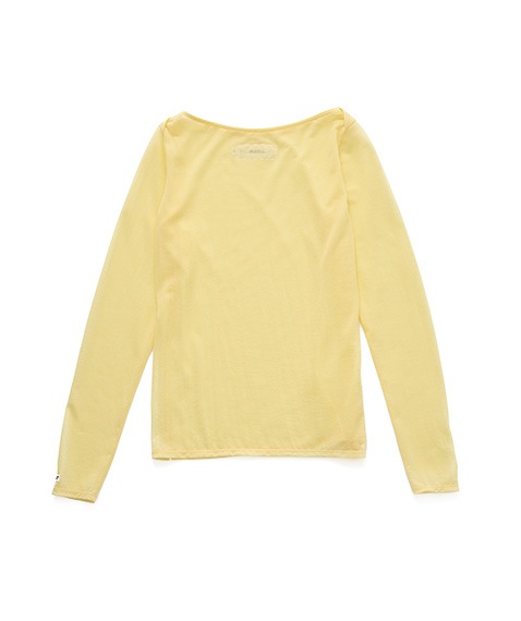 《SALE》COTTON SHEER BOAT NECK PULLOVER［24WCT-#636L］【2024AW】