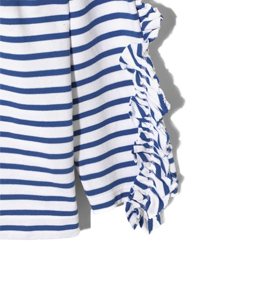 Swallow Frill Basque Shirt - Stripe［RV1090］【2025AW】