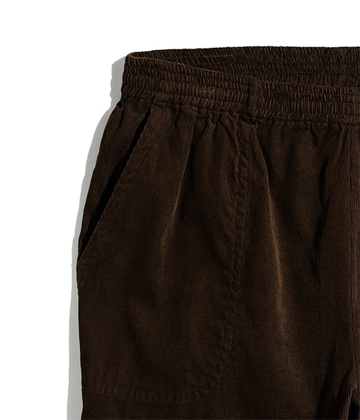 COTTON CORDUROY EASY PANTS【015FD261036】BROWN【2026SS】
