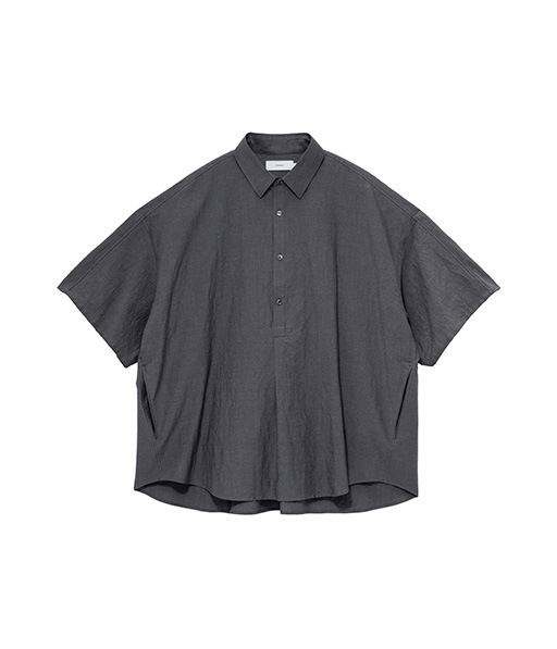 Cotton Linen Seersucker S/S Pullover Shirt［GM262-50034］【2026SS】